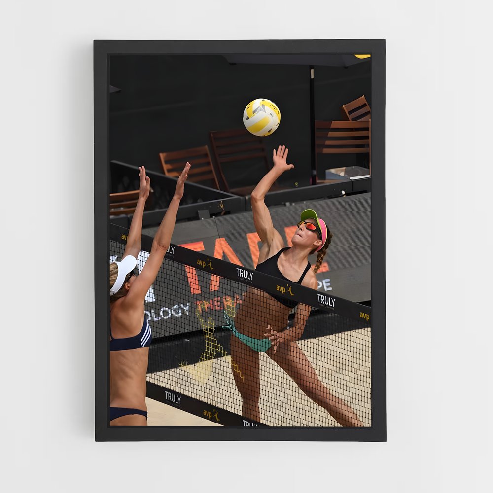 Poster Australia de national – affiche Beach-volley (vue 2)